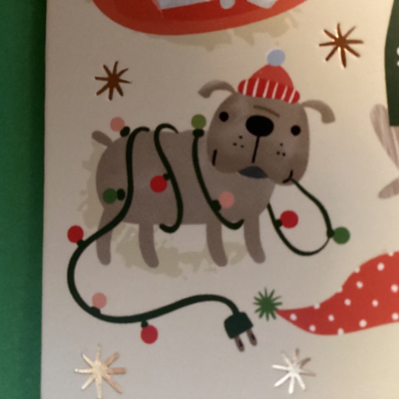 4 Christmas Greeting Card Puppy Dogs Pets Beagle Terrier Daschund Scottie 3x5 in - Picture 7 of 7